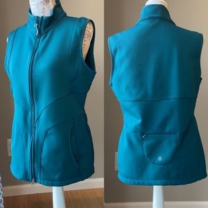 Athleta Full Zip Running Biking Winter Vest
